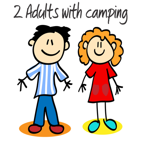 Camping Tickets 2 Adults