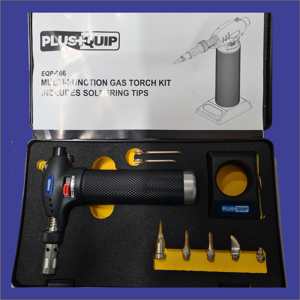 Multi Function Gas Torch Kit includes Soldering Tips